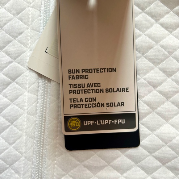 NWT Callaway Women’s White Weather Series Quarter Zip Pullover Size Large - Picture 4 of 8